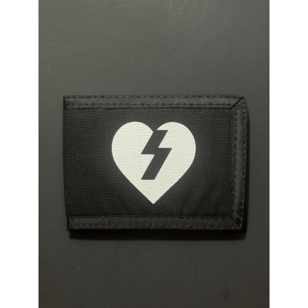 Y2K Mystery‎ Skateboarding Black Canvas Wallet